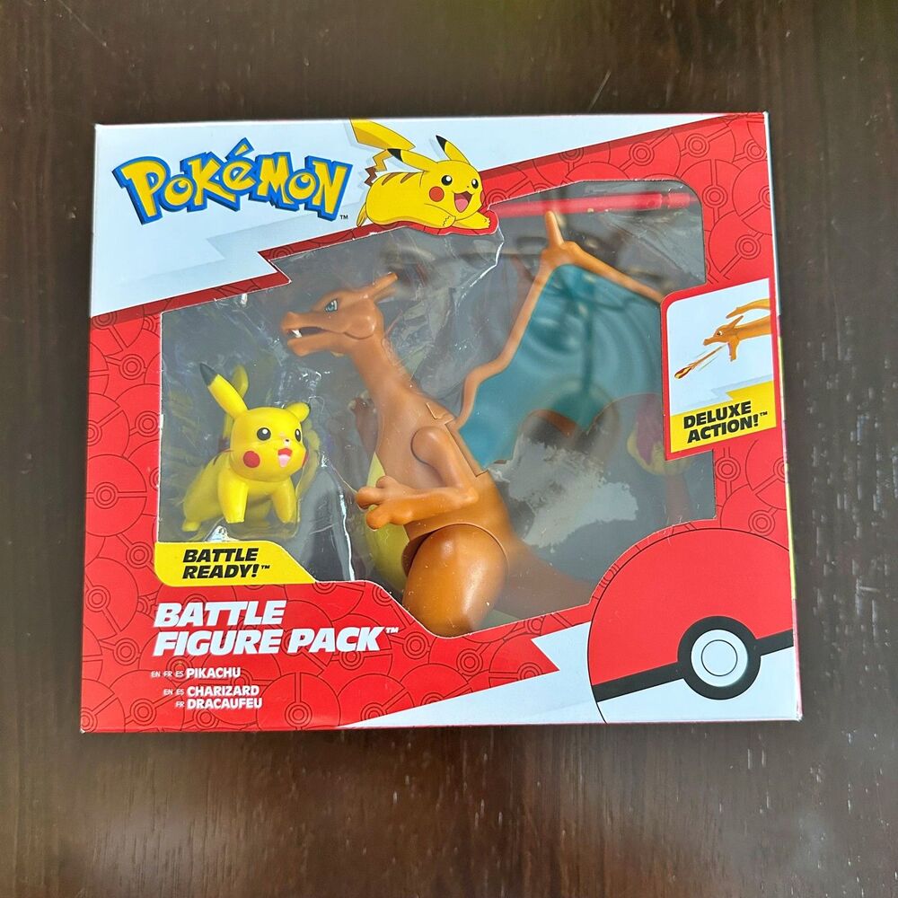 Pokemon Battle Figure 2 Pack Pikachu & Charizard